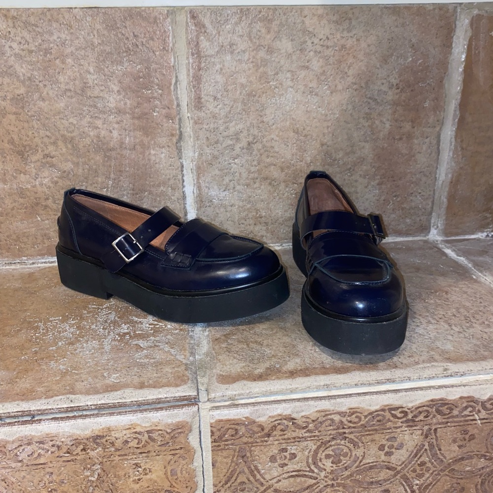 FREE PEOPLE PLATFORM LOAFERS